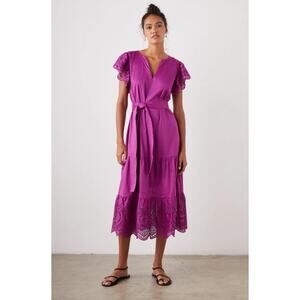Rails Magenta Berry Gia Dress Midi Dress Size Medium